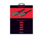 MCL MC3A99A0MC3993Z câble DisplayPort 3 m Noir, Blanc
