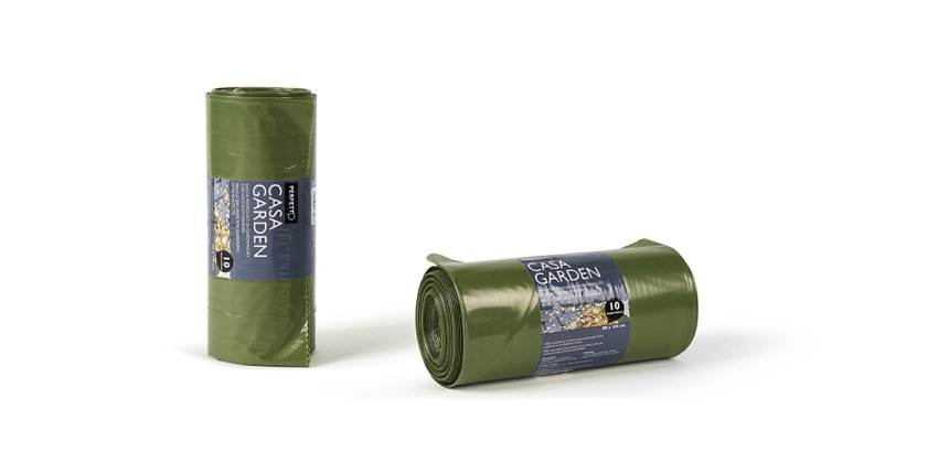 Perfetto 0359F sacchetto per rifiuti Verde 10 pz