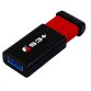 S3Plus Technologies Space+ CLICK unità flash USB 128 GB USB tipo A 3.2 Gen 1 (3.1 Gen 1) Nero, Rosso