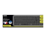 Port Designs 911002FR clavier maison/bureau RF sans fil + Bluetooth AZERTY Français Noir, Gris