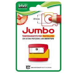 Lebez 117B temperino Temperamatite manuale Rosso, Giallo