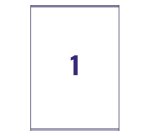 Etiquette expedition avery impression laser 199,6x289,1mmcoloris blanc pochette 15     unites