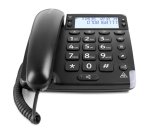 Doro Magna 4000 Téléphone analogique Identification de l'appelant Noir