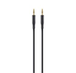 Cable audio Belkin F3Y117BT1M, 3,5mm, Macho, 3,5mm, Macho, 1 m, Negro