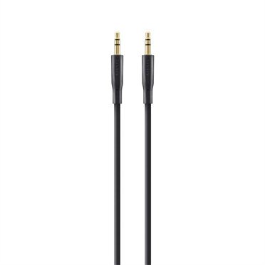 Cable audio Belkin F3Y117BT1M, 3,5mm, Macho, 3,5mm, Macho, 1 m, Negro