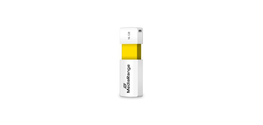 MediaRange MR972 USB flash drive 16 GB USB Type-A 2.0 White, Yellow