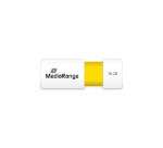 MediaRange MR972 USB flash drive 16 GB USB Type-A 2.0 White, Yellow