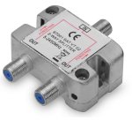 Ednet 84675 cable divisor y combinador Divisor de señal para cable coaxial Metálico