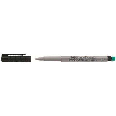 Feutre MULTIMARK pour écriture sur CD/DVD, pointe super fine, encre Noire soluble