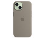 Apple Coque en silicone avec MagSafe pour iPhone 15 - Argile