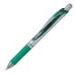 Roller pentel energel rétractable pointe metal moyenne 0.7mm rechargeable clip métal coloris vert