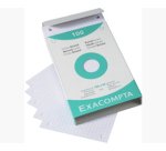 Fiches bristol, 100 x 150 mm, quadrillé, blanc