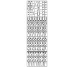 Pince à étiqueter 1 ligne (8 caractères) - Couleur Noire PL1/8