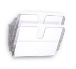 Set de porte-brochures mural 'FLEXIPLUS 2', A4