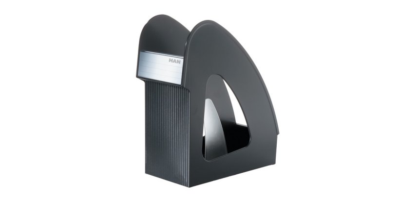 Porte-revues GALAXY, A4, plastique, noir