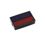 Coussinet encreur de rechange E/10/2, bleu/rouge,