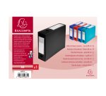 Cartella portaprogetti con bottone dorso 80mm polipropilene Opak - A4