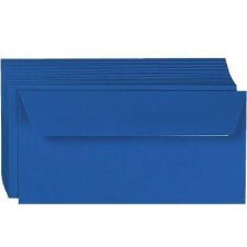 Paquet de 20 enveloppes Pollen 110x220mm 120g/m2 - Bleu turquoise