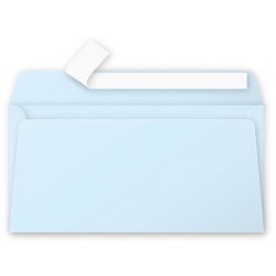Paquet de 20 enveloppes Pollen 110x220mm 120g/m2 - Bleu