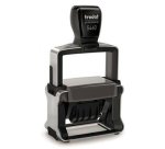 Tampon dateur trodat ligne prodateur timbre 5460 monture seule 56x33mm 6 lignes maximum date 4mm coloris noir rouge bleu