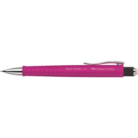 FABER-CASTELL Portemine POLY MATIC, rose vif