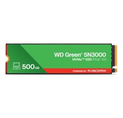 Western Digital Green WD SN3000 NVMe 500 Go M.2 PCI Express 4.0 QLC 3D NAND