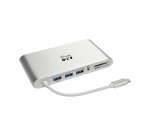 Tripp Lite U442-DOCK1 station d'accueil Avec fil USB 3.2 Gen 1 (3.1 Gen 1) Type-C Argent
