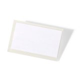 Sachet 10 Pochettes adhésives Pocketfix H43 x L74 mm - ouverture latérale - Transparent