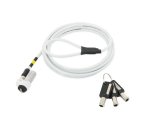 Mobilis 001328 cable antirrobo Blanco 1,8 m