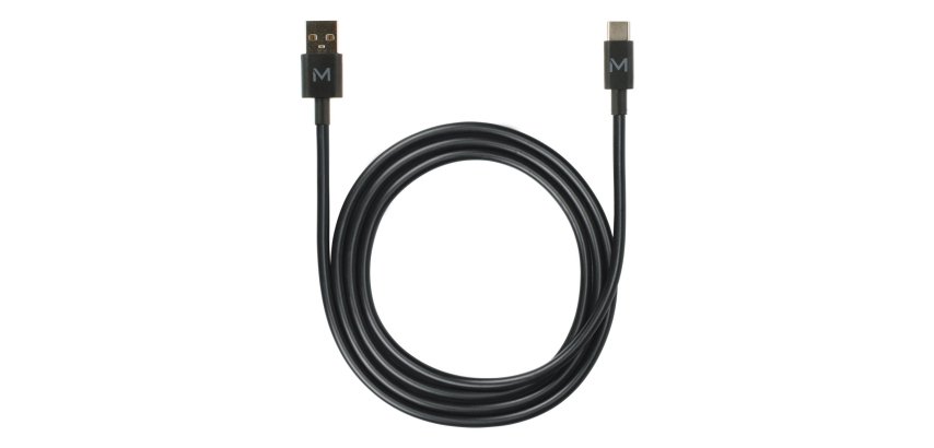 Mobilis 020013 cable USB 1 m USB A USB C 0,48 Gbit/s 10 W Negro