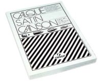 Papier calque canson satin très transparent résistant grattage arrachage 90/95g 50x65cm feuille