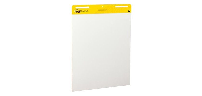 Lot de 2 paperboards repositionnables (Meeting-chart) format 63,5x76,2 cm - 30 feuilles recyclées