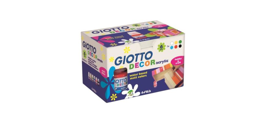 Giotto Decor water based paint 25 ml 6 pc(s)