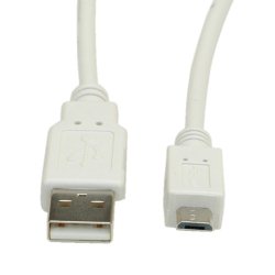 ITB ROS3152 USB cable USB 2.0 2 m USB A Micro-USB A White