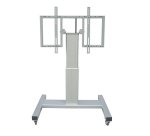 ITB OM06184 multimedia cart/stand Black, Silver Flat panel