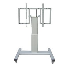 ITB OM06184 carrello e supporto multimediale Nero, Argento Pannello piatto Carrello multimediale