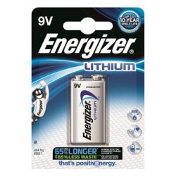 Pile Ultimate Lithium 9V 6LR61, pack de 1 pile