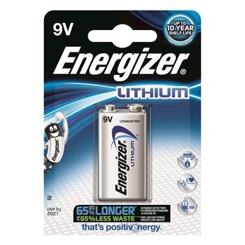 Pile Ultimate Lithium 9V 6LR61, pack de 1 pile