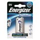 Pile Ultimate Lithium 9V 6LR61, pack de 1 pile