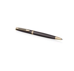 Stylo-bille waterman hemisphere metallic           retractable clip pointe       moyenne encre bleue coloris