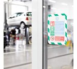 Porte-affiche a4 adh. interd.