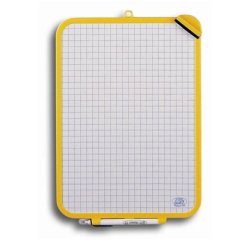ARDA 3382 lavagna bianca e accessori 240 x 330 mm Bianco, Giallo