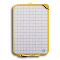 ARDA 3382 lavagna bianca e accessori 240 x 330 mm Bianco, Giallo