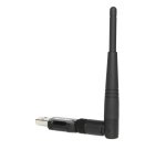 Hamlet Adattatore USB Wi-Fi 600Mbps Dual Band 5GHz + 2.4GHz standard 802.ac con antenna rimovibile