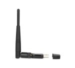Hamlet Adattatore USB Wi-Fi 600Mbps Dual Band 5GHz + 2.4GHz standard 802.ac con antenna rimovibile