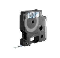 DYMO D1 - Standard Etichette - Nero su trasparente - 6mm x 7m