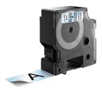 DYMO Ruban d'étiquette D1 noir/transparent,