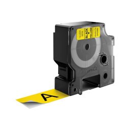 Ruban D1 Noir/Jaune 24 mm x 7m pour LM300