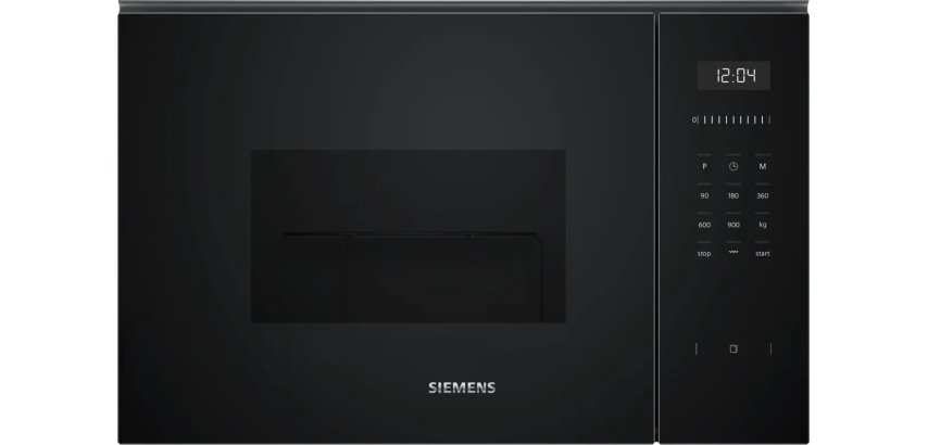 SIEMENS Micro ondes Grill Encastrable BE555LMB1, iQ500, 8 programmes automatiques