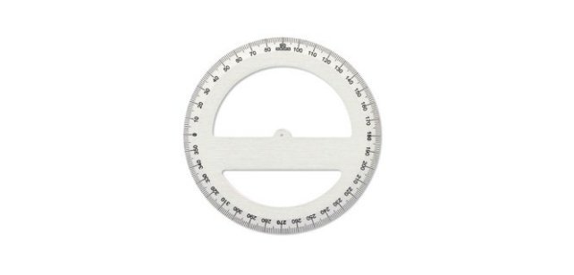ARDA 18715 protractor Aluminium Circle